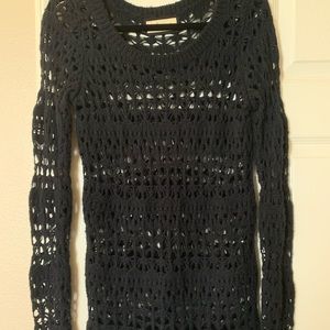 Hollister boho navy holy sweater